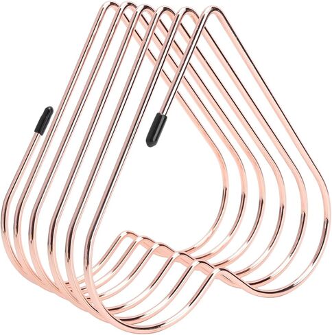 Heart Shaped Bookshelf, Metal File Organizer Book Holder Desk Paper Organizer Desk Book Storage Rack for Craft Supplies Decoration (Rose Gold) in Saudi Arabia