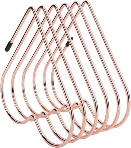 Heart Shaped Bookshelf, Metal File Organizer Book Holder Desk Paper Organizer Desk Book Storage Rack for Craft Supplies Decoration (Rose Gold) in Saudi Arabia
