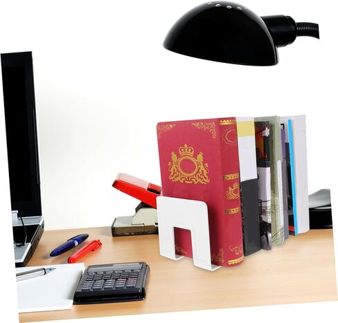 Operitacx 2pcs Desktop Book Storage Rack Compartment Document Organizer for Office and Study Convenient Bookshelf for Magazines Folders and Files in Saudi Arabia
