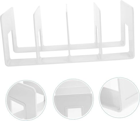 Operitacx 2pcs Desktop Book Storage Rack Compartment Document Organizer for Office and Study Convenient Bookshelf for Magazines Folders and Files in Saudi Arabia