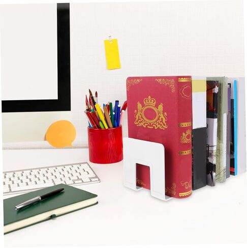 Operitacx 2pcs Desktop Book Storage Rack Compartment Document Organizer for Office and Study Convenient Bookshelf for Magazines Folders and Files in Saudi Arabia