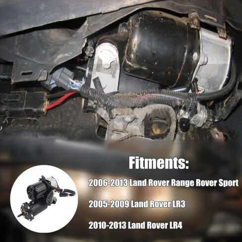 مضخة ضاغط التعليق الهوائي LR023964 (نظام هيتا تشي) بديلة لـ 2006-2013 رينج روفر سبورت LR044360 2005-2009 LR3,2010-2013 LR4 6 دبابيس in Saudi Arabia