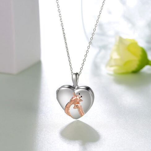Yorionke Photo Locket Pendant Necklace 925 Sterling Silver Star locket necklace Jewelry Gift Women Girls Birthday Gift in Saudi Arabia