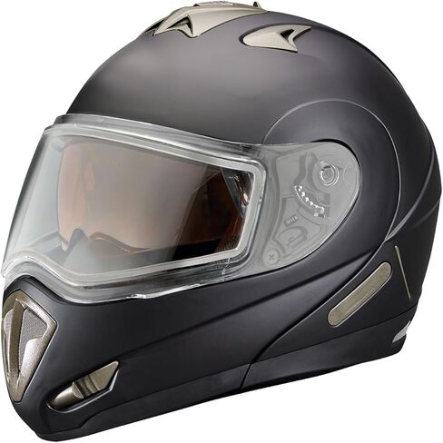 Polaris Modular 1.0 Snowmobile Helmet Dual Pane Shield Injected Matte Black - XXX-Large in Saudi Arabia