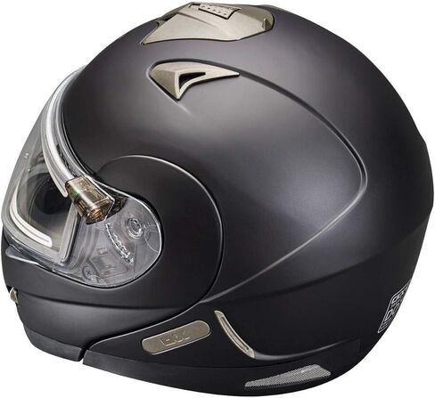 Polaris Modular 1.0 Snowmobile Helmet Dual Pane Shield Injected Matte Black - XXX-Large in Saudi Arabia