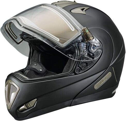 Polaris Modular 1.0 Snowmobile Helmet Dual Pane Shield Injected Matte Black - XXX-Large in Saudi Arabia