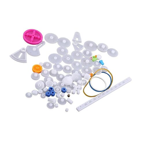Wearable Plastic Gears Pulley Set DIY Gear Parts for Model Making, Fits All Kinds of Robots Toys (85 Kinds Gear kit) in Saudi Arabia