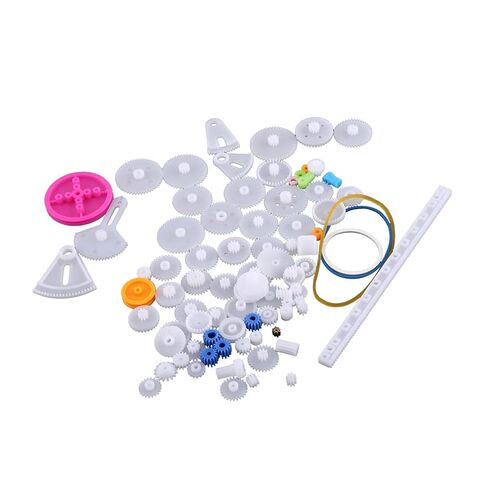 Wearable Plastic Gears Pulley Set DIY Gear Parts for Model Making, Fits All Kinds of Robots Toys (85 Kinds Gear kit) in Saudi Arabia