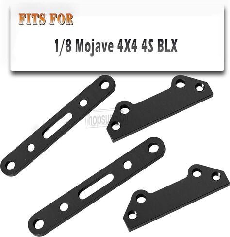 جزء ترقيات RC لسيارة 1/8 Mojave 4X4 4S BLX RC، حامل تعليق للذراع الأمامي والخلفي من الألومنيوم ومجموعة تثبيت قضيب التأرجح، أزرق in Saudi Arabia