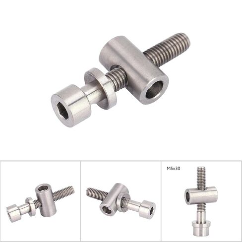 Mountain Bike Seat Post Bolt, Bike Seat Adjustable Screw, Bike Seatpost Clamp Screws Fixed Bolt Hex Bolt for Bicycle for Seat Post Cycling Bolt(M5x30) in Saudi Arabia