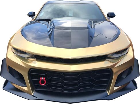 FREEMOTOR802 Replacement Front Bumper Canards, Fit for 2016-2024 Chevrolet Camaro with Modified (Not OEM) 1LE Style AMPP Front Bumper, 2PCS Side Canards Dive Planes Fin Spoiler Unpainted PP in Saudi Arabia
