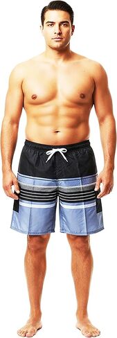 NORTY Mens Big Extended Size Swim Trunks - Mens Plus King Size Swimsuit Thru 5X in Saudi Arabia