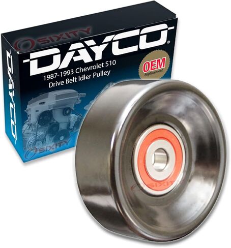 Dayco Drive Belt Idler Pulley compatible with Chevrolet S10 2.8L V6 1987-1993 in Saudi Arabia