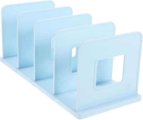 TEHAUX Reading Stand Book Holder Bookends for Shelves Plastic Book End Binder Holder Minimalist Bookshelf Holders in Saudi Arabia