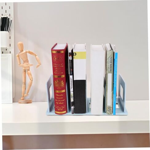 TEHAUX Reading Stand Book Holder Bookends for Shelves Plastic Book End Binder Holder Minimalist Bookshelf Holders in Saudi Arabia