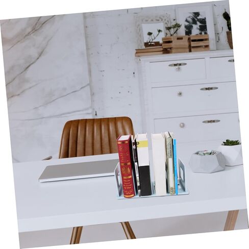 TEHAUX Reading Stand Book Holder Bookends for Shelves Plastic Book End Binder Holder Minimalist Bookshelf Holders in Saudi Arabia