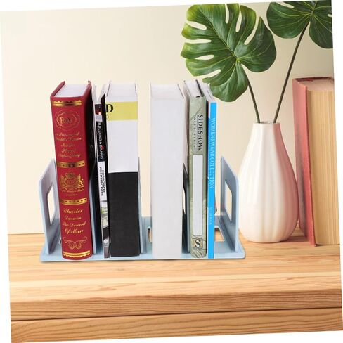 TEHAUX Reading Stand Book Holder Bookends for Shelves Plastic Book End Binder Holder Minimalist Bookshelf Holders in Saudi Arabia