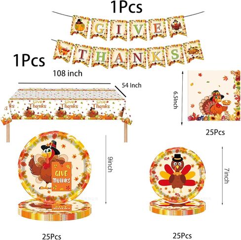 Patriotic Party Supplies,American Flag Patriotic Party Decorations Sets,4th of July Paper Plates and Napkins Tablecloth,Independence Day Decorations,Veterans,Serve 25 in Kuwait