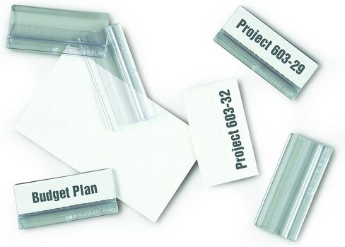 Durable Index Tabs, 1/5th Cut, Transparent for Reference System Organization, Pack of 10 (560919) in Kuwait