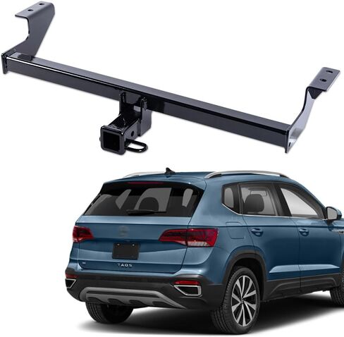 7422441876847 Compatible with 2022-2025 VW Taos Class 3 III Black 2" Receiver Trailer Hitch in Saudi Arabia