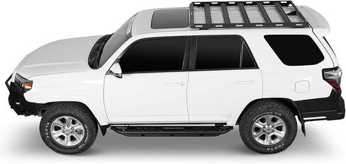Hooke Road 4Runner 3/4-Length Roof Rack Aluminum Cross Bars Cargo Carrier Basket for 2010-2024 Toyota 4Runner 5th Gen - Overland Luggage Storage Shelf in Saudi Arabia