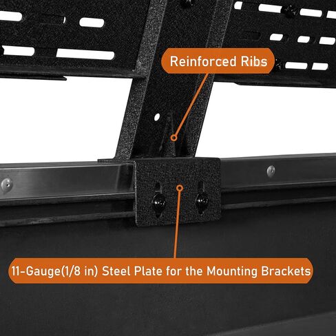 Hooke Road 18.8" High Overland Bed Rack for Full-Size Trucks w/Bed Rails - Compatible with Toyota 07-23 Tundra & 05-25 Tacoma 6' Bed in Saudi Arabia