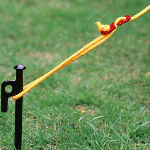 10 Pcs Tent Rope Buckle Fastener Tensioner 3 Hole Rope Tensioner Aluminum Alloy Guyline Cord Adjuster Aluminum Alloy Guyline Cord Adjuster Camping Accessories in Saudi Arabia