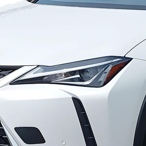 مجموعة تظليل المصابيح الأمامية الكاملة من BOGAR TECH DESIGNS متوافقة مع Lexus UX 2019-2025، دخان داكن in Saudi Arabia