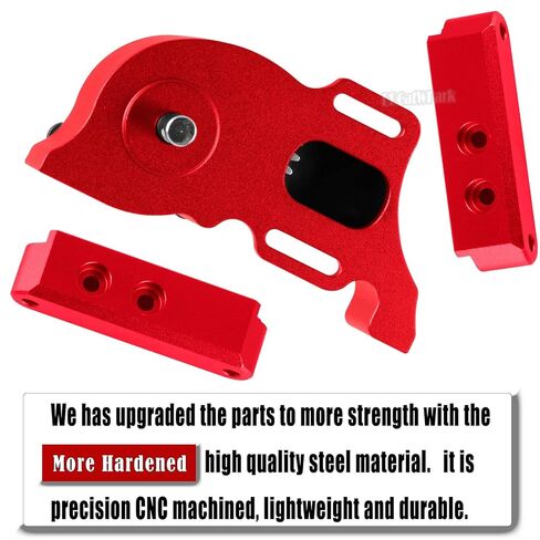 RC LCG Transmission Gearbox Upgrades Part for 1/10 SCX10 SCX10 II 90046 SCX10 III AXI03007 RC Crawler Car,Aluminum Low Center of Gravity highperformance Transmission Gearbox,Black in Saudi Arabia