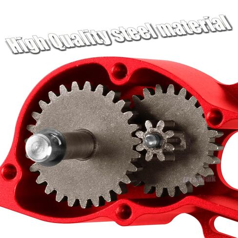 RC LCG Transmission Gearbox Upgrades Part for 1/10 SCX10 SCX10 II 90046 SCX10 III AXI03007 RC Crawler Car,Aluminum Low Center of Gravity highperformance Transmission Gearbox,Black in Saudi Arabia