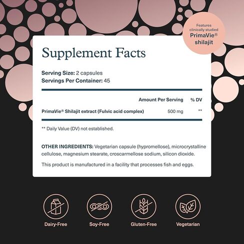 Youtheory Mens Shilajit Advanced، أسود، طعام الهيمالايا النقي الفائق، 60 كبسولة in Kuwait