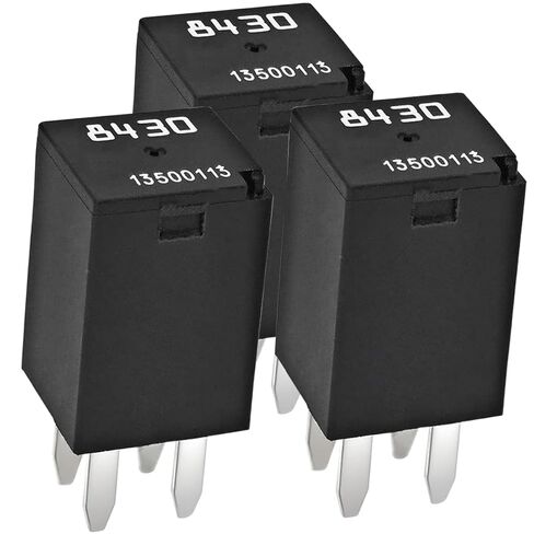 13500113 (8430) 12V 20A 4-Pin مرحل متعدد الأغراض - يناسب 19116059/19116962/88988889 - متوافق مع شيفروليه إكوينوكس 10-16 وكروز 11-16؛ جي إم سي تيرين 10-16 وأكاديا 07-16; جيب بويك 08-18 in Saudi Arabia