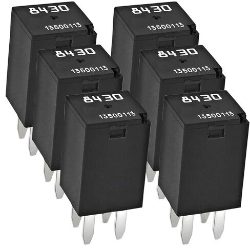 13500113 (8430) 12V 20A 4-Pin مرحل متعدد الأغراض - يناسب 19116059/19116962/88988889 - متوافق مع شيفروليه إكوينوكس 10-16 وكروز 11-16؛ جي إم سي تيرين 10-16 وأكاديا 07-16; جيب بويك 08-18 in Saudi Arabia
