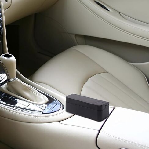 Universal Car Coin Holder - Black Change Organizer for Most Vehicles (1 Pack) in Saudi Arabia