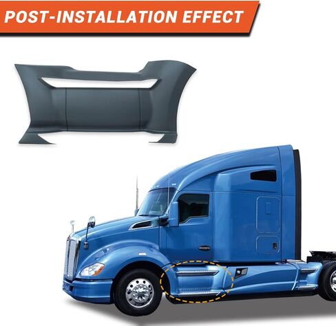 Sterlix هدية جانبية أمامية سوداء لـ Kenworth T680 2013-2021 OE استبدال الجانب الأيمن خطوة هدية لوحة جانبية تنورة لملحقات T680 in Saudi Arabia