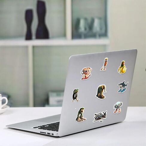 1000Pcs AI Italian Brainrot Stickers,Cute Animals Tralalero Tralala Stickers for Girls Boys 2 Rolls Waterproof Vinyl Party Favors Bottles Laptop Phone in Saudi Arabia
