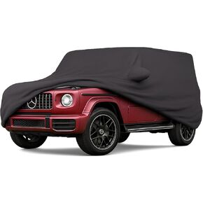 غطاء تخزين السيارة الداخلي المقاوم للغبار متوافق مع ملحقات Mercedes-Benz Wagon G-Class AMG 2009-2025 لحماية معرض السيارات تحت الأرض (G500 G350 G63 AMG) (أسود) in Kuwait