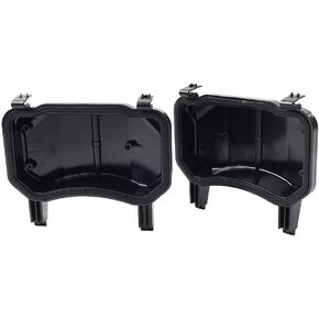 FSFY 1 Pair Left & Right Side Headlight Dust Cover Lids Front Headlight Lamp Caps PC Black For Ford Mondeo MK4 2008-2013 in Kuwait