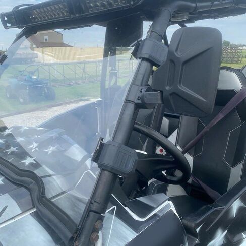 Full Clear Windshield Compatible with 2014-2021 Polaris RZR XP 1000/ 4 1000 /S 1000/ TURBO / 4 TURBO, RZR 900/4 900 / S 900/XC 900 in Saudi Arabia