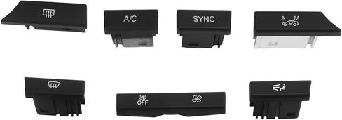 Dash AC Button, 7PCS/Set Car Dashboard Air Conditioner Ventilation Control Button Replacement for X3 X4 F25 F26 2013?2018 in Saudi Arabia