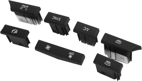 Dash AC Button, 7PCS/Set Car Dashboard Air Conditioner Ventilation Control Button Replacement for X3 X4 F25 F26 2013?2018 in Saudi Arabia