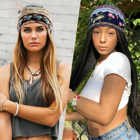 Women's Summer Beanie for Men Hat Boho Hats Adult Dwarf Hats Chemo Cap Cancer Headwear Caps Baggy Skull Sleep Cap Nightcap in Kuwait