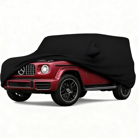غطاء تخزين السيارة الداخلي المقاوم للغبار متوافق مع ملحقات Mercedes-Benz Wagon G-Class AMG 2009-2025 لحماية معرض السيارات تحت الأرض (G500 G350 G63 AMG) (أسود) in Saudi Arabia