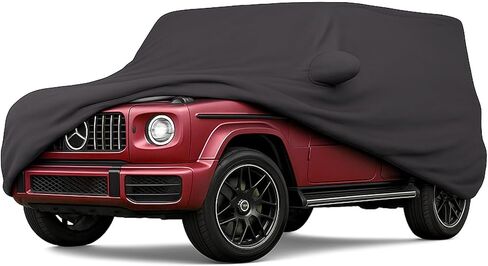 غطاء تخزين السيارة الداخلي المقاوم للغبار متوافق مع ملحقات Mercedes-Benz Wagon G-Class AMG 2009-2025 لحماية معرض السيارات تحت الأرض (G500 G350 G63 AMG) (أسود) in Kuwait