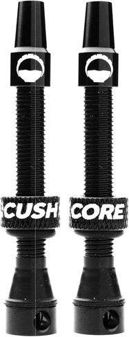 CushCore 44mm Air Valve Set - Premium Set of Alloy Valves, Nitrile Rubber Seal, Valve Core Tool Included, Tubeless Presta Valve, (44mm 2-Pack, Green) in Saudi Arabia