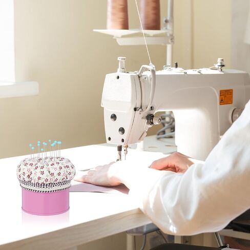 Needle Cushion Pumpkin Shaped Pincushions for Sewing Cute Small Pincushion Sewing Needle Cushion Holder with Storage Box for Quilting Embroidery Needlework DIY Crafts Women Moms Grandmas Gifts Pink in Saudi Arabia