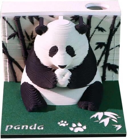 Time Piece Calendar, 2026 Desk Calendar With LED Light, 3D Tear-away Paper Carving Art Memo Pad Notepad Gift For Christmas Housewarming Desktop Decoration(With Calendar, Without Light) in Saudi Arabia