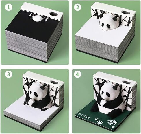 Time Piece Calendar, 2026 Desk Calendar With LED Light, 3D Tear-away Paper Carving Art Memo Pad Notepad Gift For Christmas Housewarming Desktop Decoration(With Calendar, Without Light) in Saudi Arabia