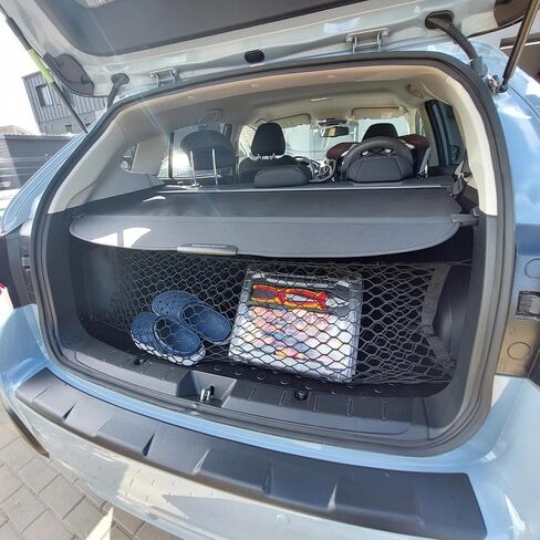 شبكة شحن منظمة لصندوق السيارة لسيارة Subaru Crosstrek 2016-2025 - شبكة شحن بنمط مغلف لسيارات الدفع الرباعي/العربة - شبكة تخزين ممتازة لتنظيم صندوق السيارة - متوافقة مع Crosstrek in Saudi Arabia