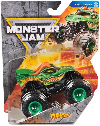 Monster Jam 2025 Official 1:64 Diecast Truck Series 44 Legacy Trucks Dragon in Kuwait